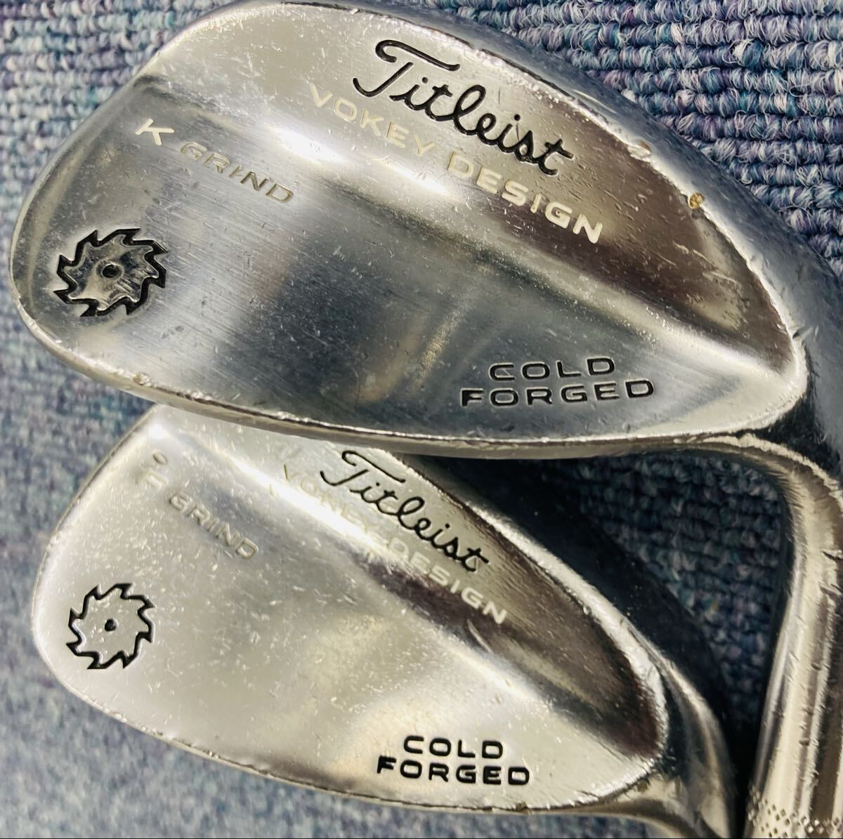 Titleist タイトリスト K GRIND COLD FORGED VOKEY DESIGN ウェッジ 2本まとめ 1円スタート 52° 58° WG ボーケイ ゴルフクラブ セット