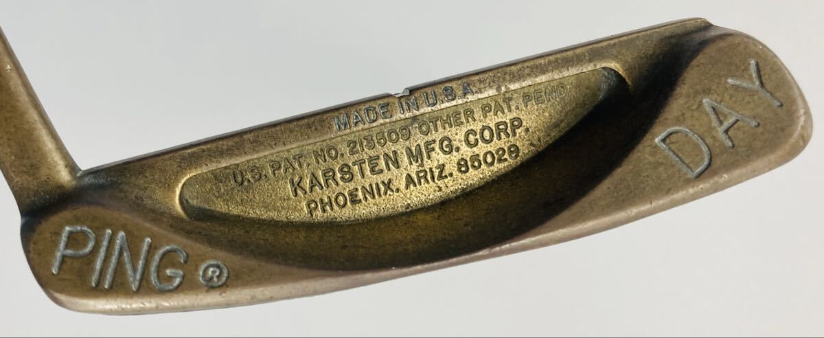 PING ピン パター DAY 1円スタート デイ ビンテージパター PT Putter KARSTEN ゴルフクラブ ゴルフ クラブ 男性右利き用 純正グリップ