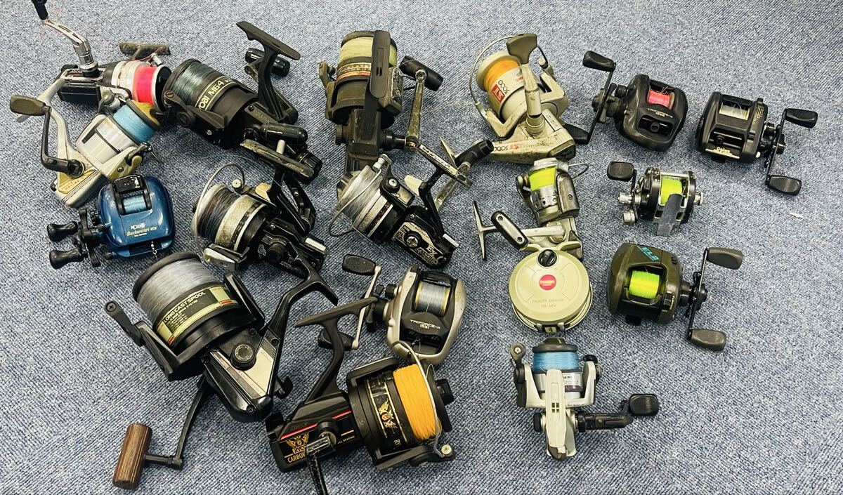 Daiwa ダイワ SHIMANO シマノ その他 リール 釣具 ジャンク品 1円スタート １８点まとめ ベイトリール 釣り フィッシング