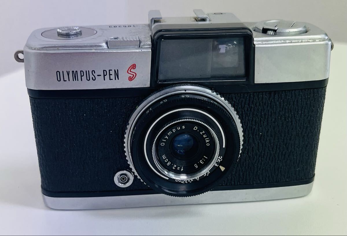 OLYMPUS オリンパス フィルムカメラ 1円スタート カメラ OLYMPUS-PEN S 動作未確認 D.Zuiko 1:3.5 f＝2.8cm