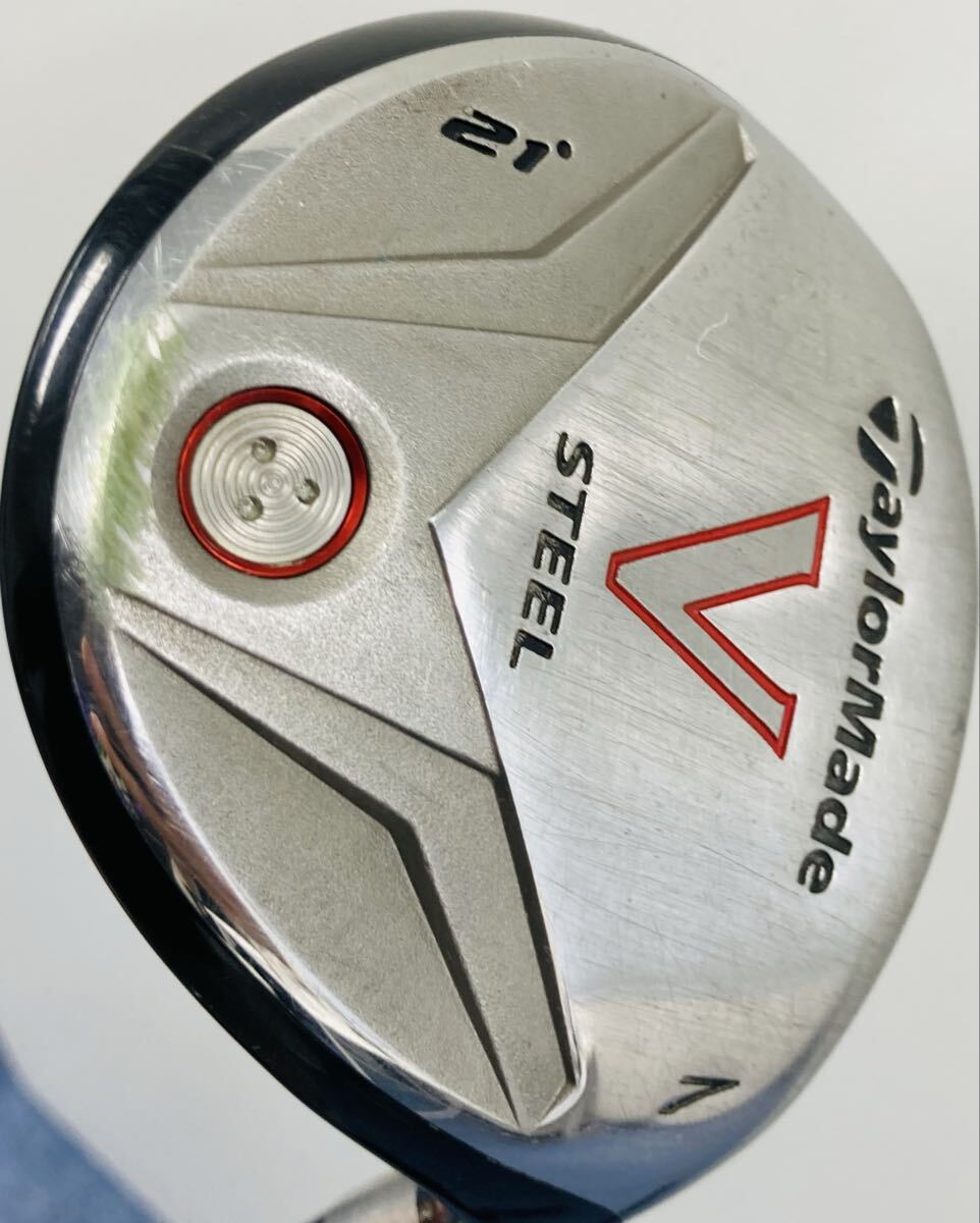 テーラーメイド TaylorMade V STEEL 7W 21° 1円スタート フェアウェイウッド FW Vスチール N.S.PRO フレックス S ゴルフクラブ 男性右利き