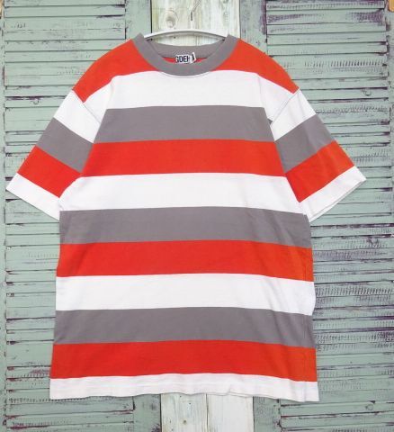90s 00s GOOD ENOUGH グッドイナフ ボーダー Tシャツ Ｍサイズ GDEHタグ ９０年代 ００年代 初期 OLD vintage ヴィンテージ 
