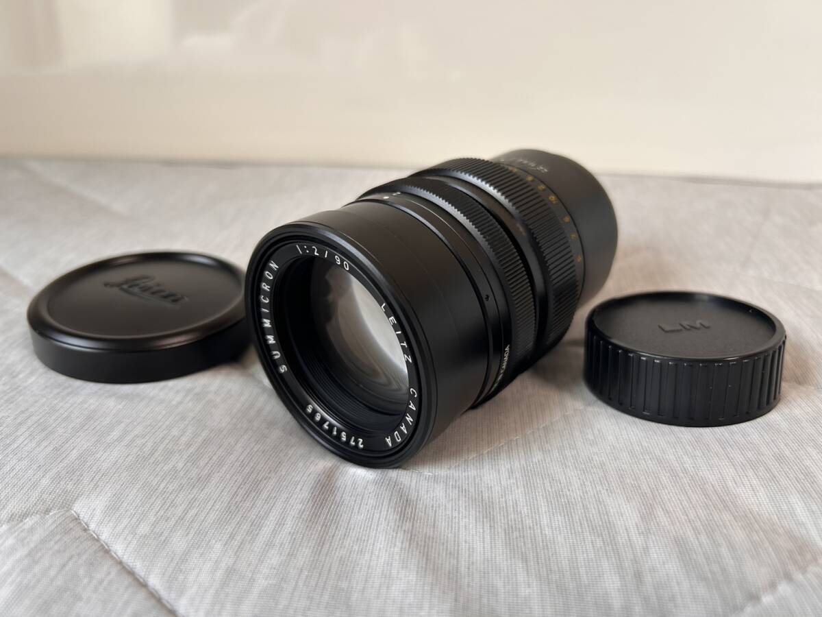【美品】Leica ライカ Summicron ズミクロン 90mm F2 レンズ Mマウント