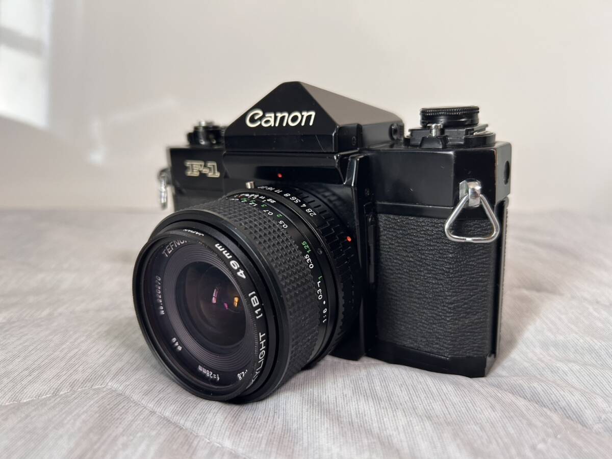 Canon F-1 フィルムカメラ + 28mm F2.8 レンズセット