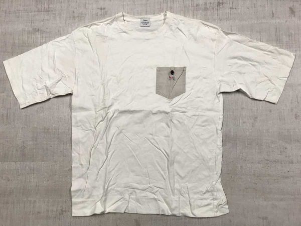 SMITH スミス × coen コーエン 別注コラボ ポケット切替 半袖Tシャツ カットソー 白 L メンズ
