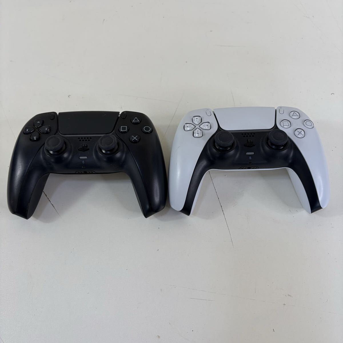 1円〜 SONY ソニー PS5 ワイヤレスコントローラー プレイステーション5　DualSense CFI-ZCT1J ホワイト/ブラック 現状品 通電確認済 a0652