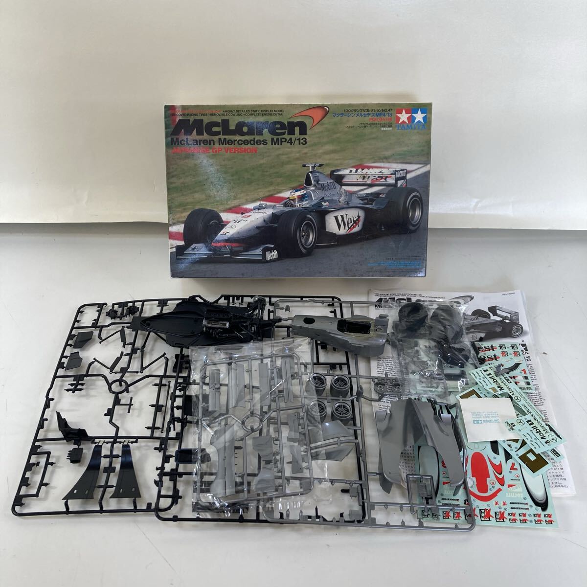 タミヤ 1/20 グランプリコレクション No.47 マクラーレン メルセデス MP4/13 日本GP仕様 b0113