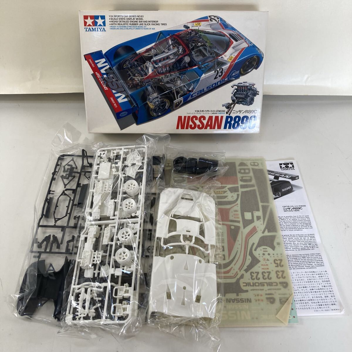 タミヤ 1/24 スポーツカーシリーズ No.93 ニッサン R89C プラモデル b0114