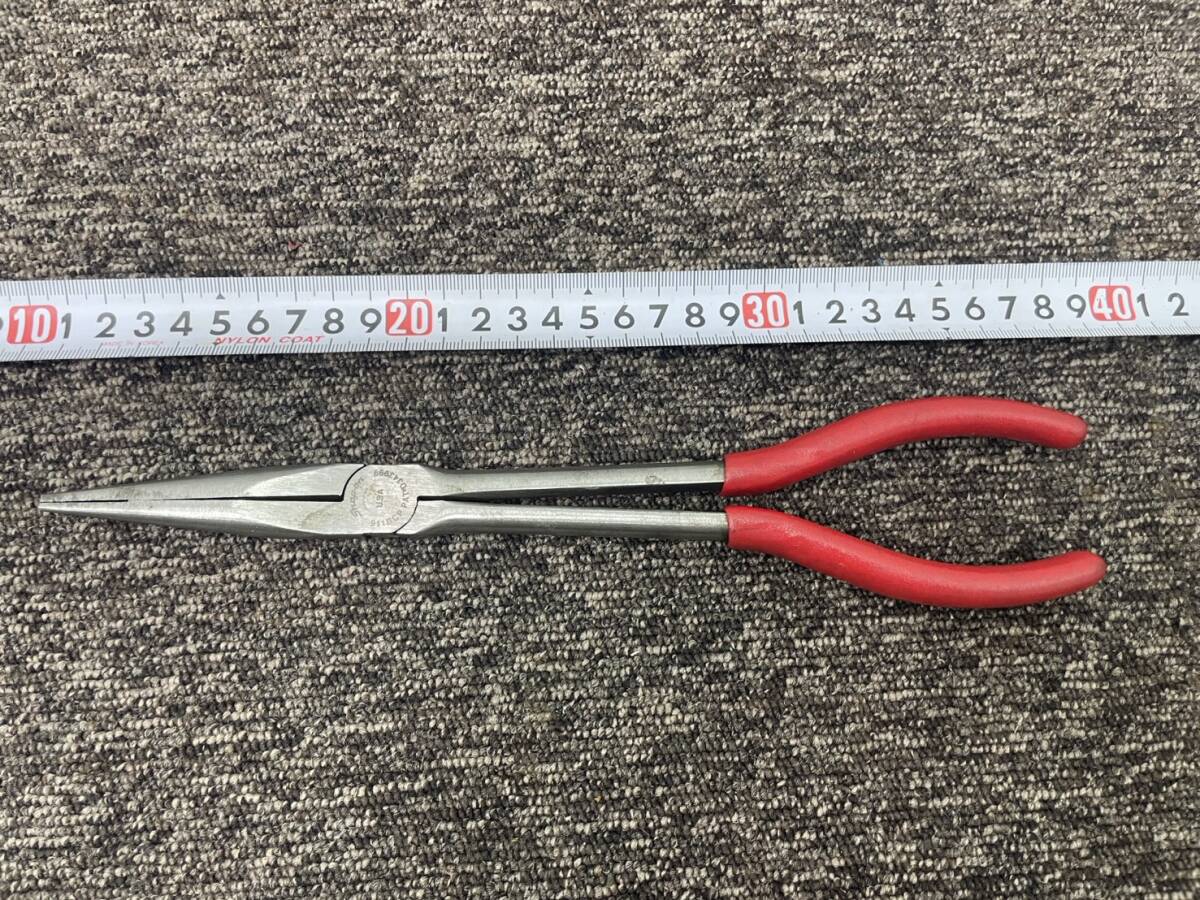 スナップオン Snap-on ロングリーチ ノーズプライヤー 911BCP ノーズプライヤ ニードルプライヤ ラジオペンチ　特殊プライヤ