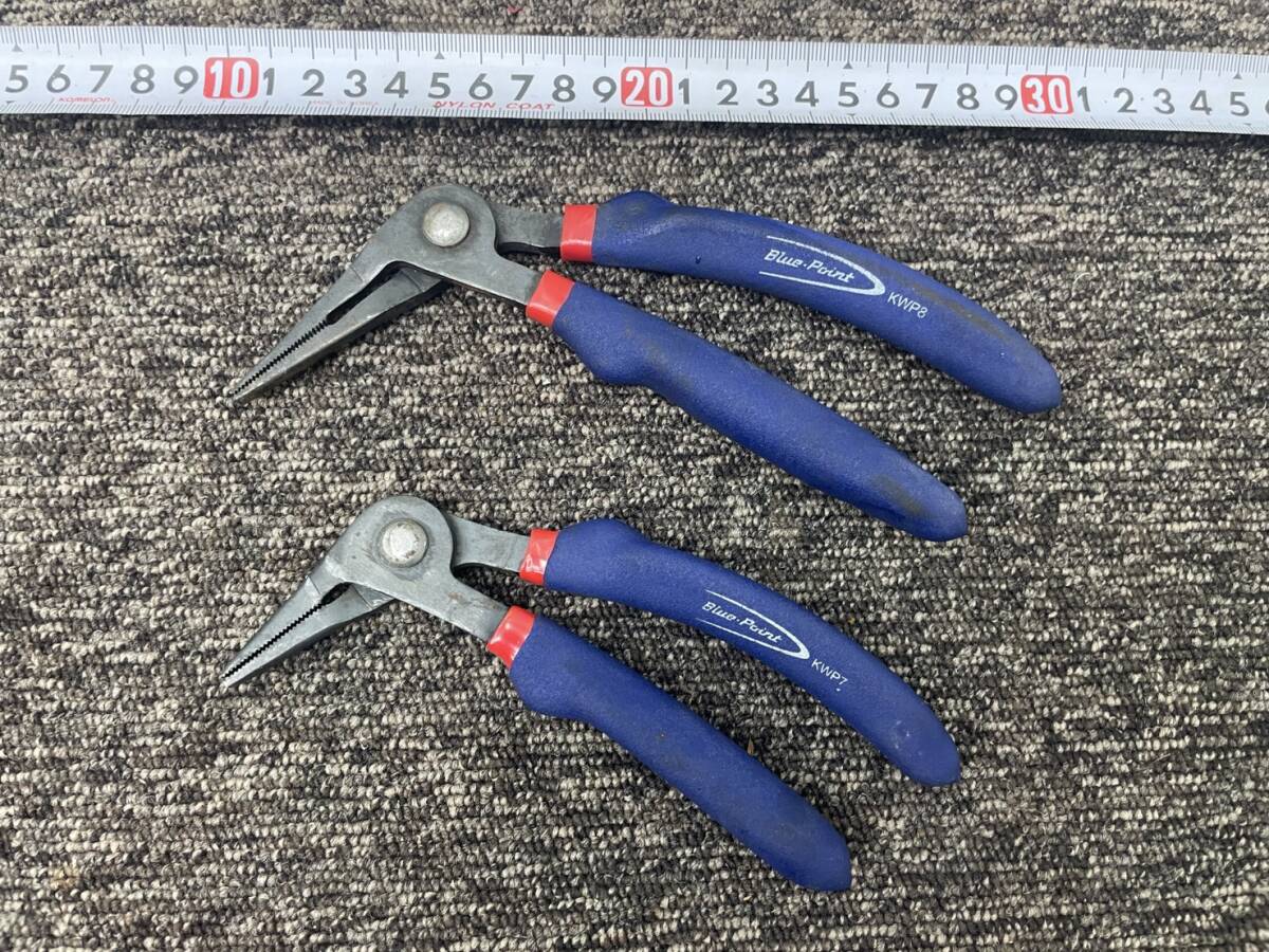 スナップオン snap-on ブルーポイント　ラジオペンチ　Blue Point　プライヤー　2本　KWP8　KWP7