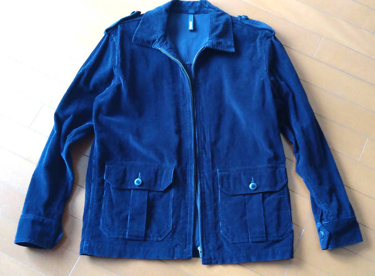 【SILAS】 サイラス KIDS BOOK JKT コーデュロイジャケット ルーマニア製 イタリア製ファブリック 濃紺 M 【美品】