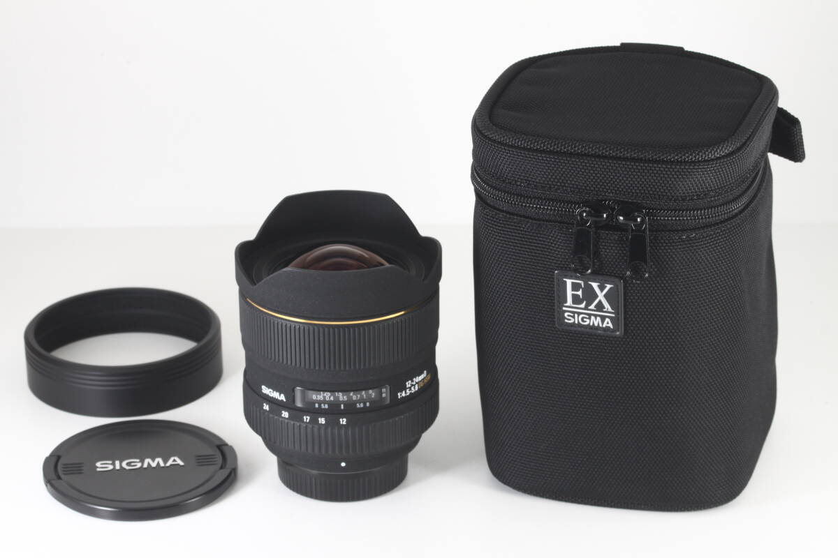 ★超極上美品★ SIGMA EX 12-24mm F4.5-5.6 DG HSM NIKON用 ★完動品★ ニコン #251