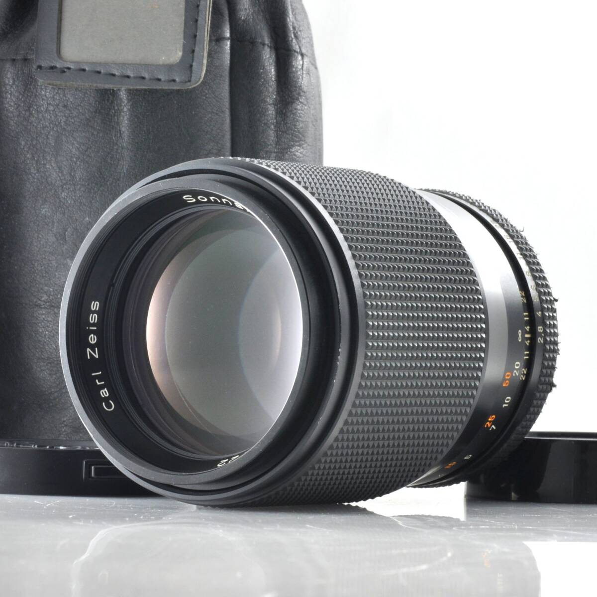 【コンタックス】Contax Carl Zeiss Sonnar 135mm F2.8 AEJ ＋ ポーチ付き #P191