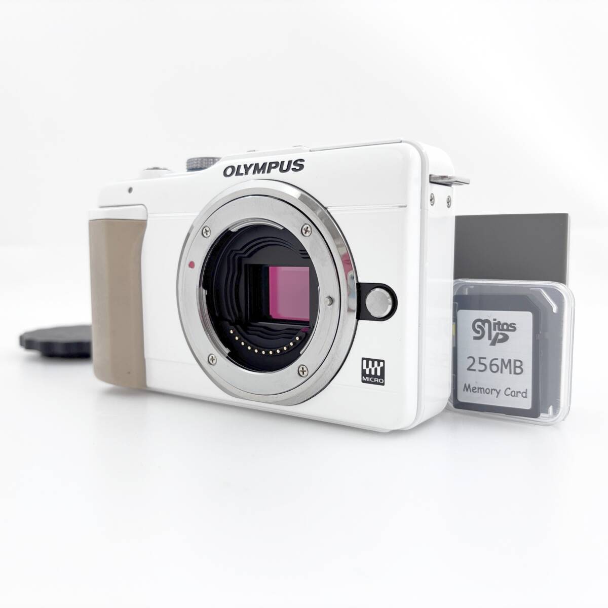 【オリンパス】OLYMPUS PEN E-PL1S ホワイト ミラーレス一眼カメラ #W067A
