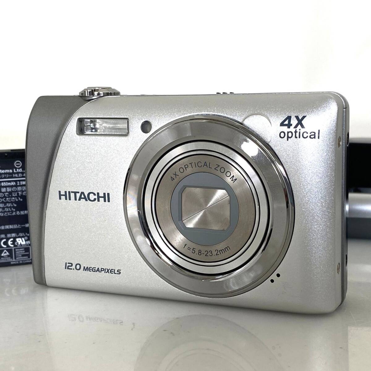 【日立】HITACHI HDC-1241 シルバー +バッテリー +充電器 #W019