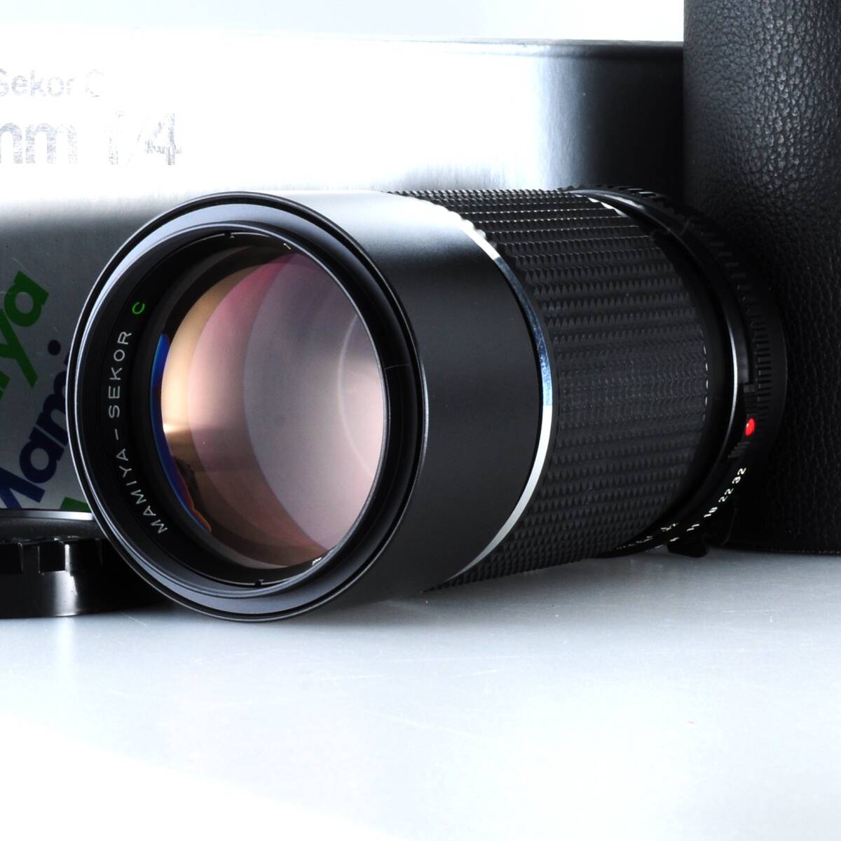 修理前提 周辺の虹色【マミヤ】MAMIYA-SEKOR C 210mm F4 MFレンズ #U656
