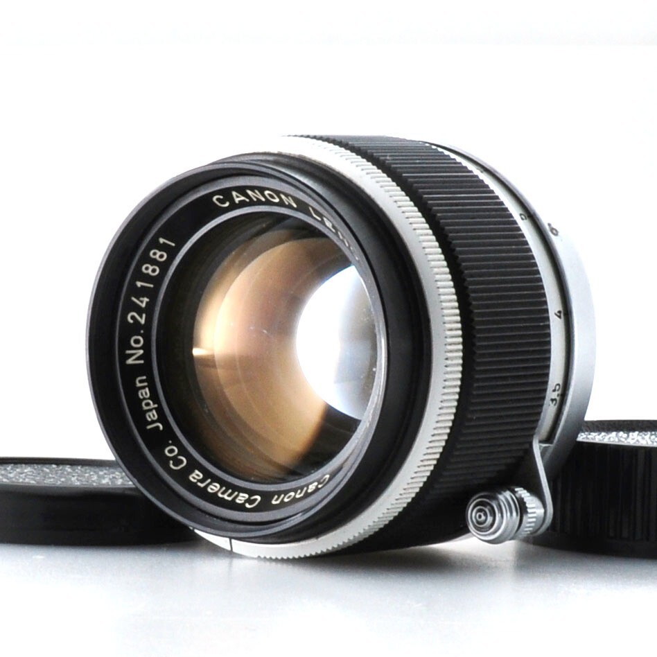 【キヤノン】Canon 50mm F1.8 L39 Leica LTM MFレンズ #W286B