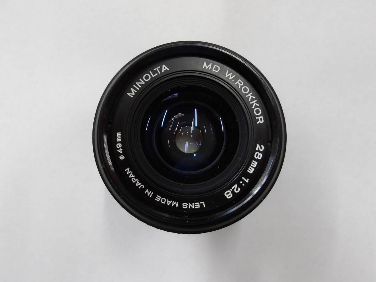 MINOLTA MD W.ROKKOR 28mm 1:2.8★ミノルタ　レンズ★