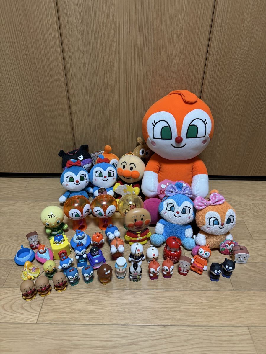 【まとめ売り】 アンパンマン ぬいぐるみ グッズ おもちゃ あんぱんまん ドキンちゃん バイキンマン他　J-1037