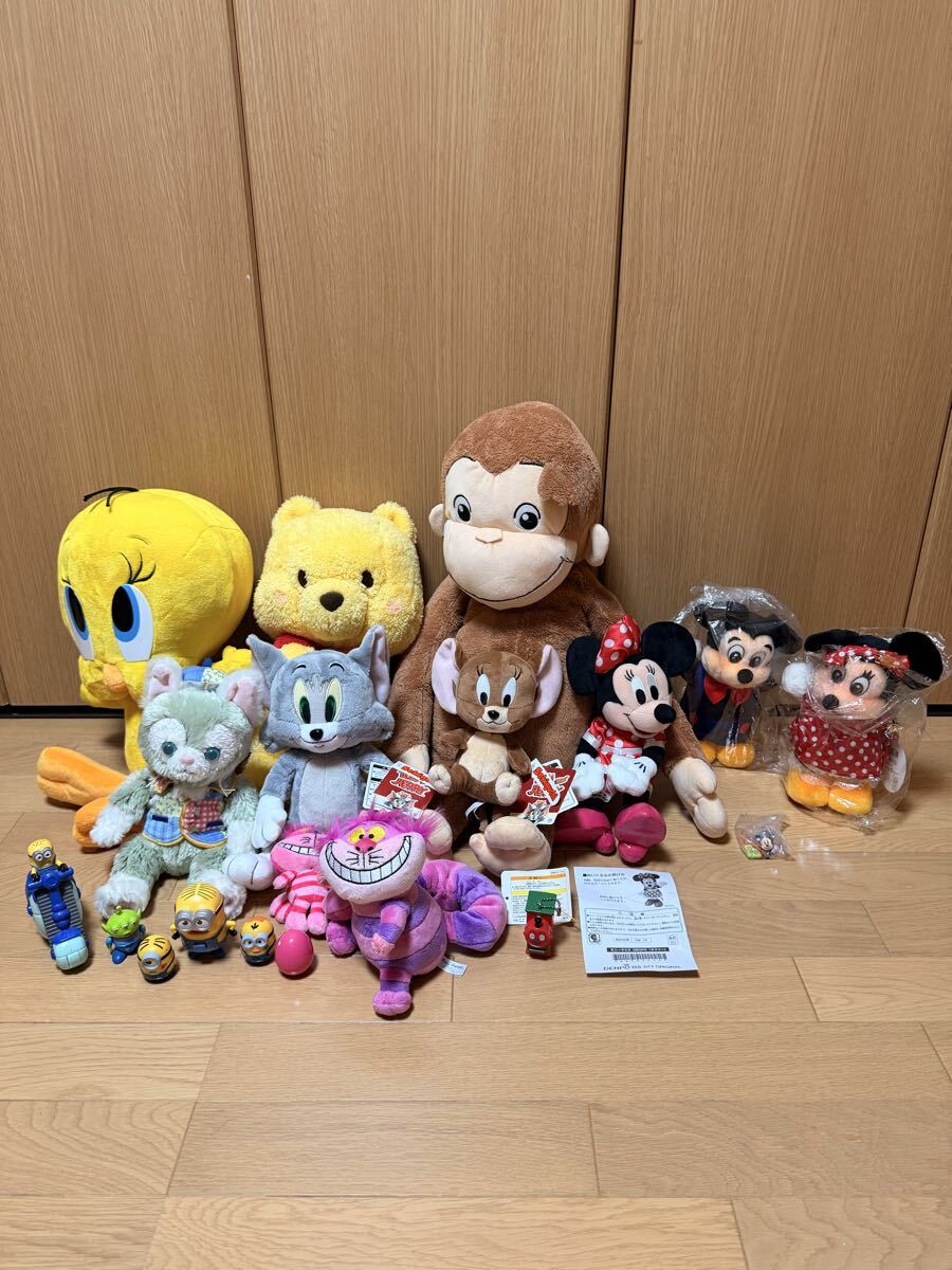 ［まとめ売り］ ぬいぐるみ ディズニー ミッキー マスコット プーさん ミニー Disney トムとジェリー　J-1039