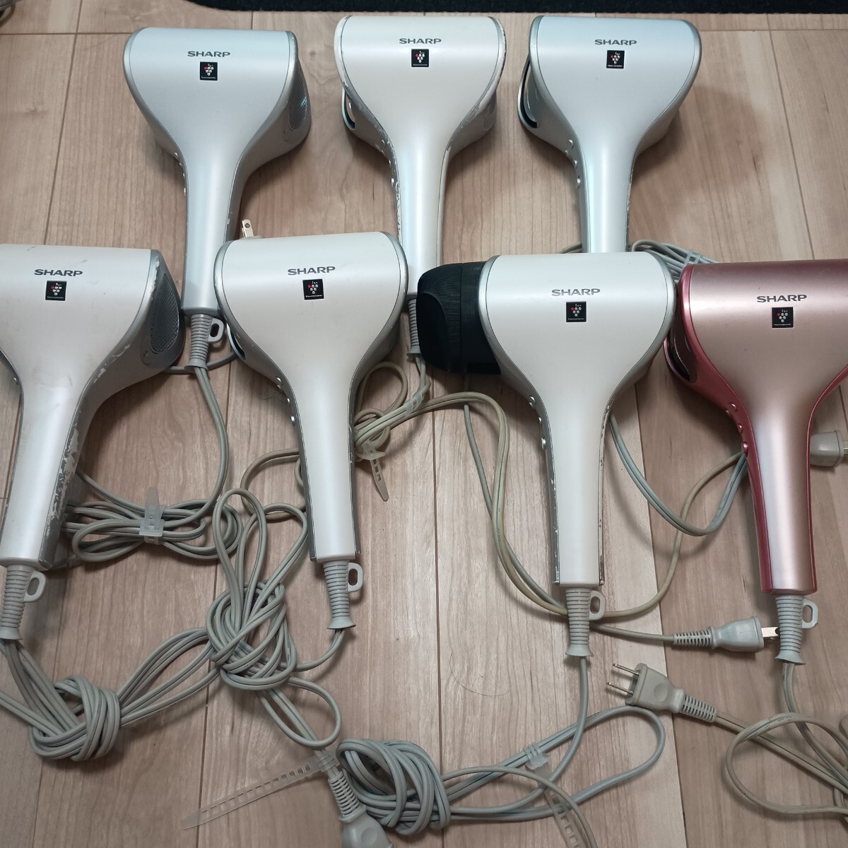 2283 ジャンク品　1円スタート　 ヘアドライヤー SHARP ドライヤー シャープ プラズマクラスター　IB-WX IB-WX3 7点まとめ売り