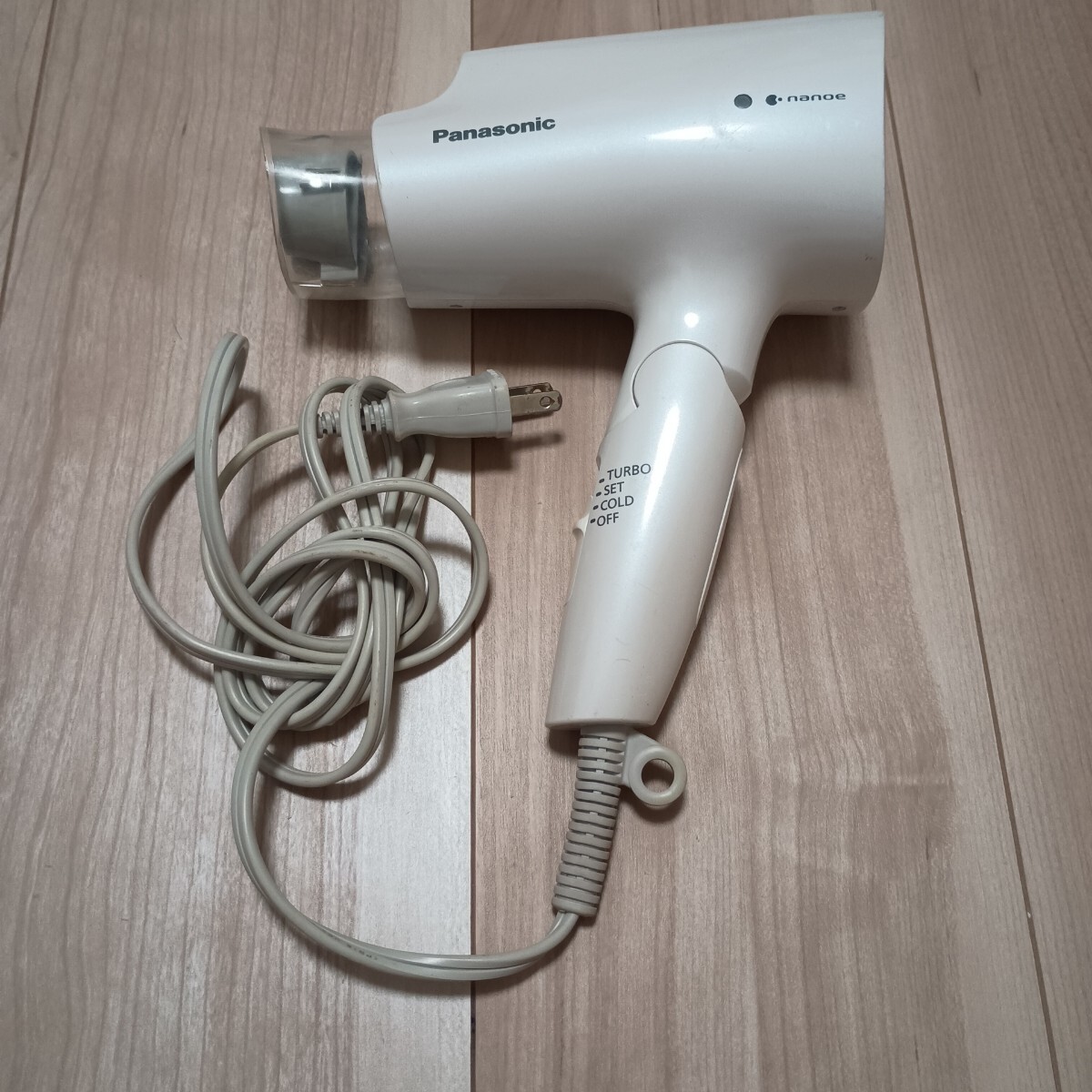 2293 EH-NA2E 動作確認済　1円スタート Panasonic ヘアドライヤー パナソニック ホワイト ドライヤー ナノケア