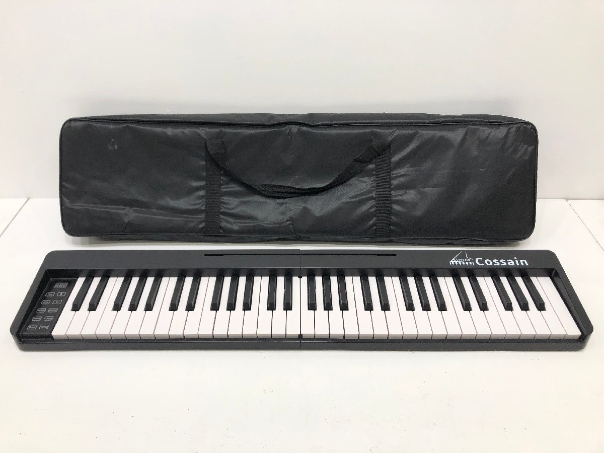 ◇【現状品】Cossain 61鍵盤 電子ピアノ ソフトケース付き 同梱不可 1円スタート