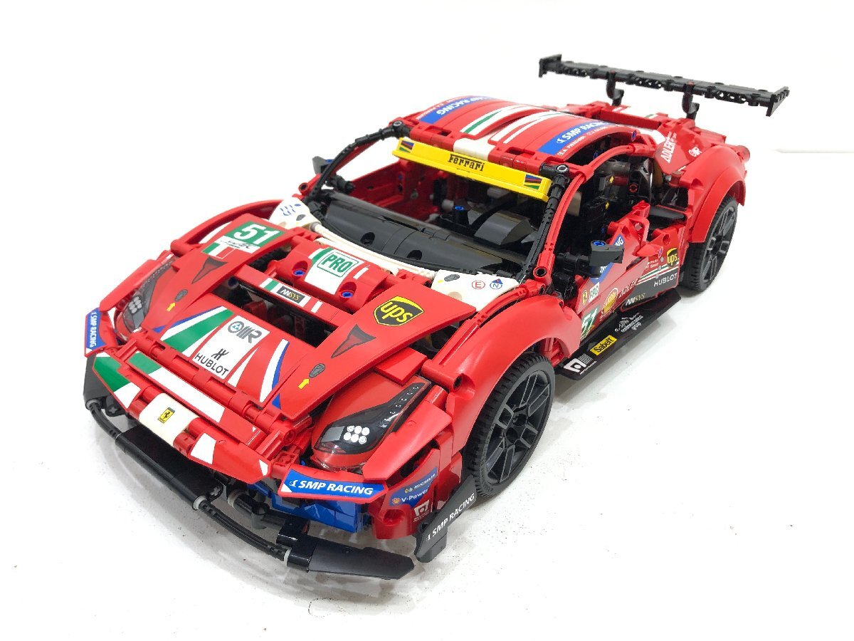 ◇【1】現状品 レゴ(LEGO) テクニック フェラーリ 488 GTE AF コルセ 42125 同梱不可　1円スタート