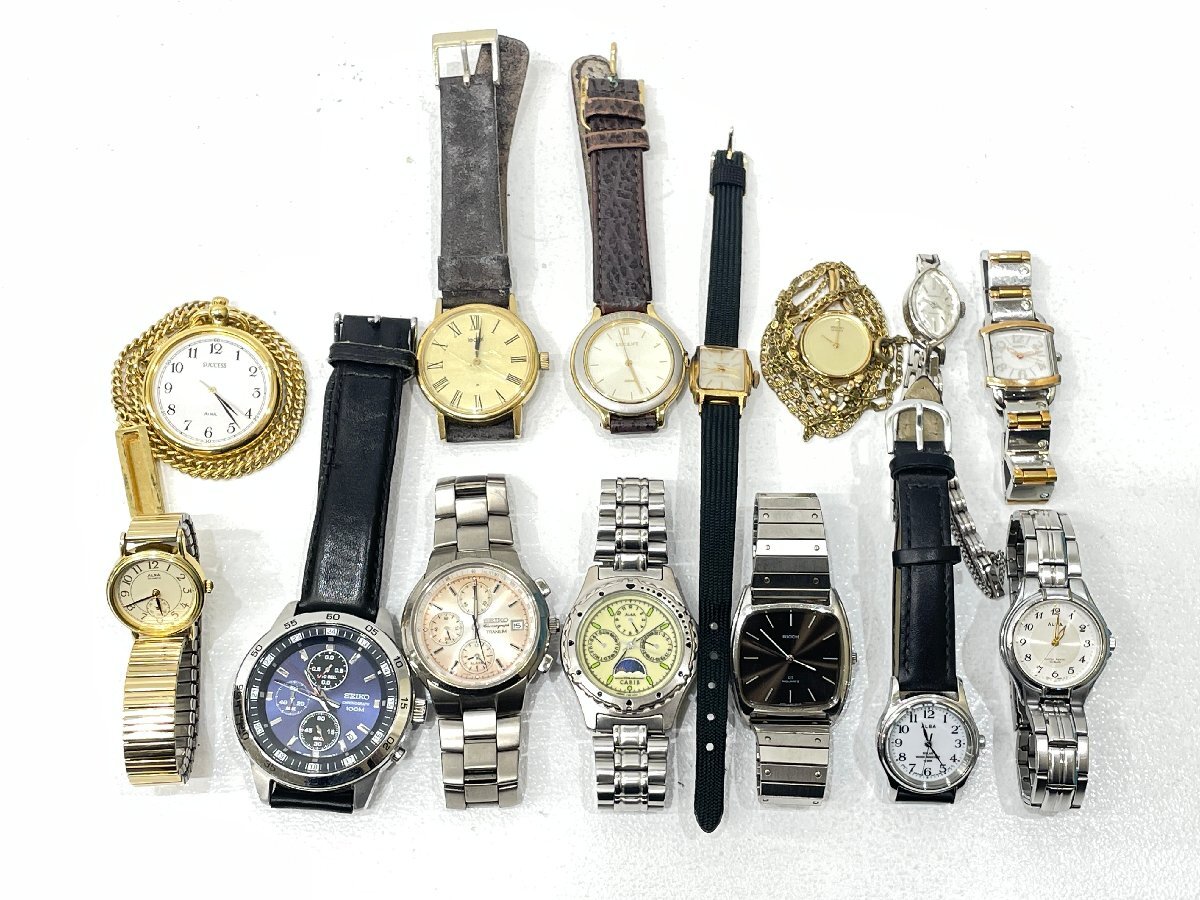 △ジャンク 腕時計/懐中時計 まとめ SEIKO/leciel/RICOH/ALBA 同梱不可 1円スタート