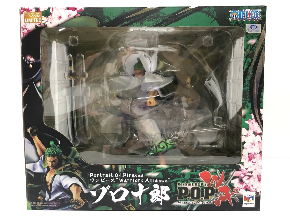 ◇箱イタミ メガハウス Portrait.Of.Pirates ワンピース “Warriors Alliance” ゾロ十郎 完成品フィギュア 同梱不可 1円スタート