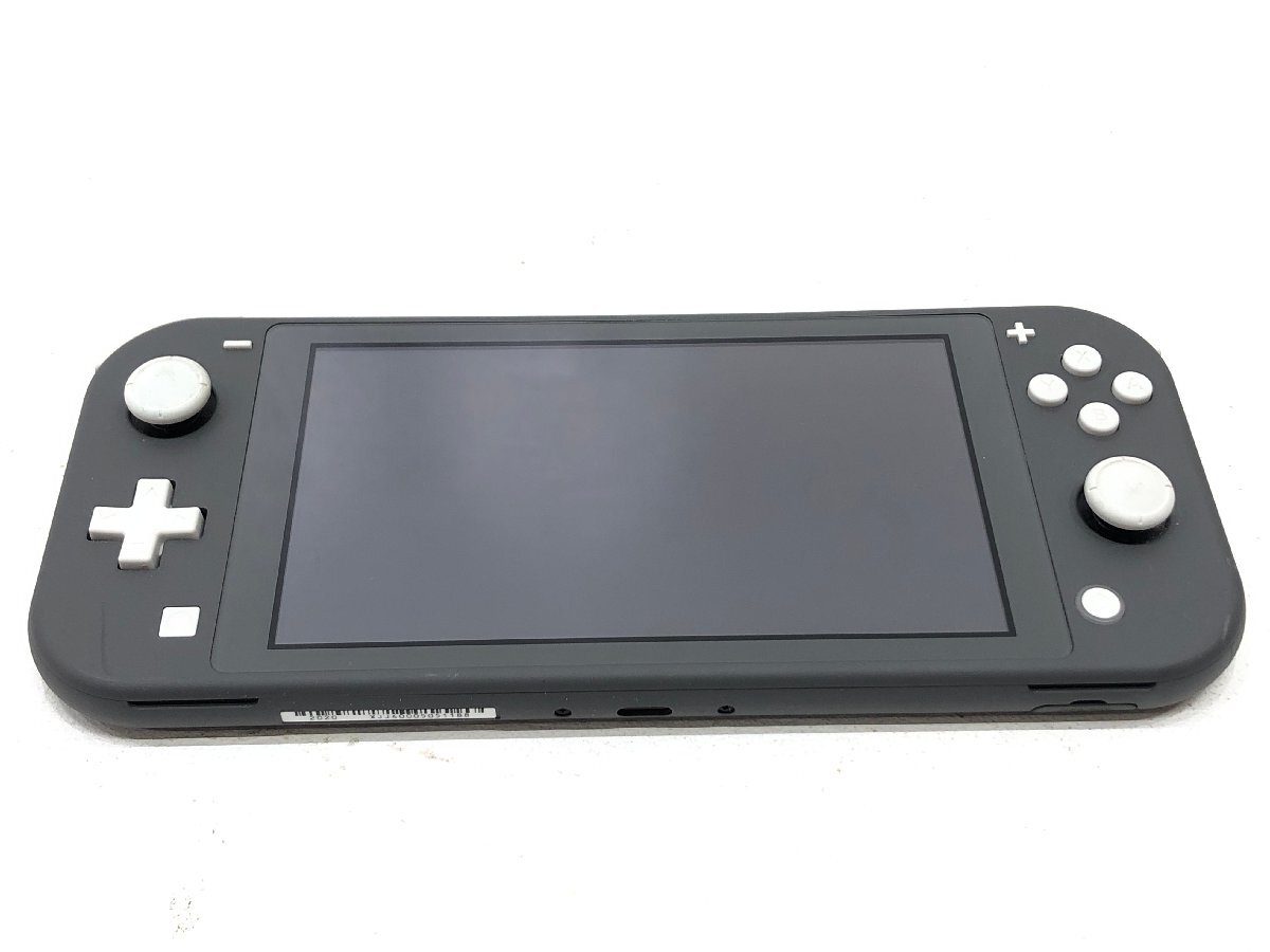 ◇【1】ジャンク品 初期化済み Nintendo Switch Lite/ニンテンドースイッチライト グレー 本体のみ 同梱不可　1円スタート