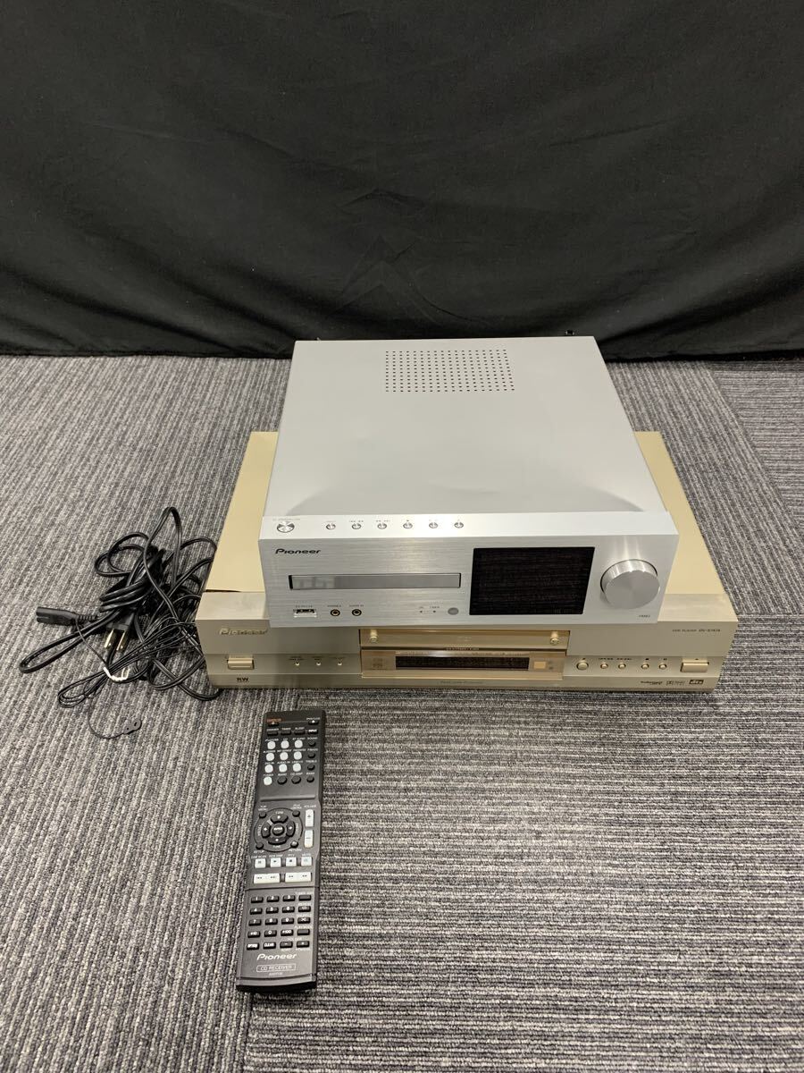 杉本 7月 No.226 Pioneer パイオニア DVDプレーヤー CDプレーヤー セット CDプレーヤー通電確認済 DVD接続コード無し 動作未確認 汚れあり
