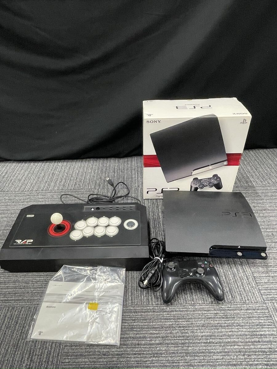 川端　7月　NO.192 SONY PlayStation3 まとめ　本体　リアルアーケード　 CECH-2100A ゲーム機　接続コードなし　通電動作未確認