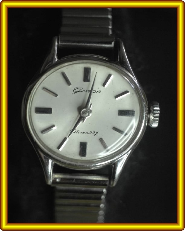 ★★★CITIZEN ＊GRACE＊１４ｋｗｇ８０micronsWHITE GOLD FIELD 現状ジャンク品要調整