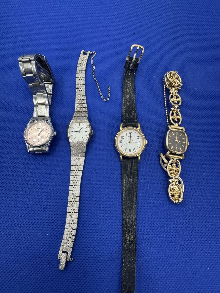 レディース腕時計 4本セット SEIKO ALBA CITIZEN まとめ売り ジャンク　　H009