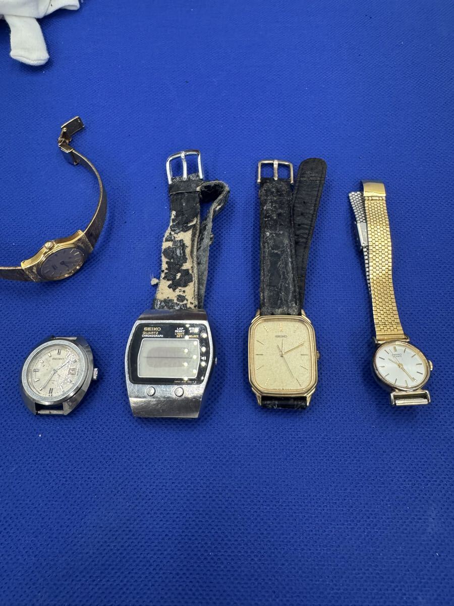 SEIKO セイコー 腕時計 5本セット クォーツ メンズ レディース まとめ ジャンク 動作未確認　H037