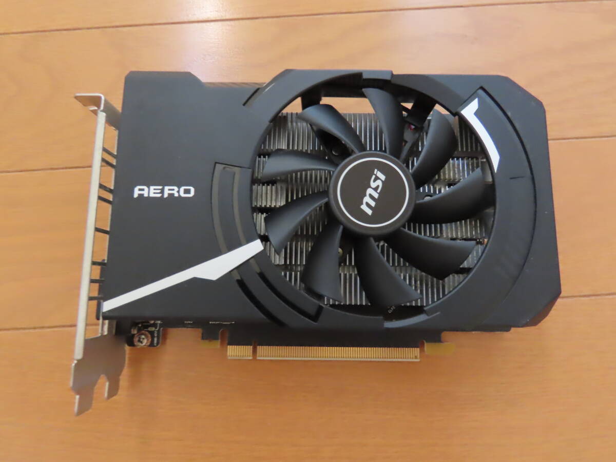 MSI GeForce GTX 1650 D6 AERO ITX OCV1 中古です