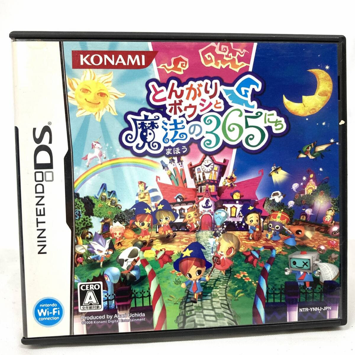 1円～ 6TN10580826 KONAMI コナミ とんがりボウシと魔法の365にち Nintendo DSソフト 説明書付き 通電動作未確認 現状品
