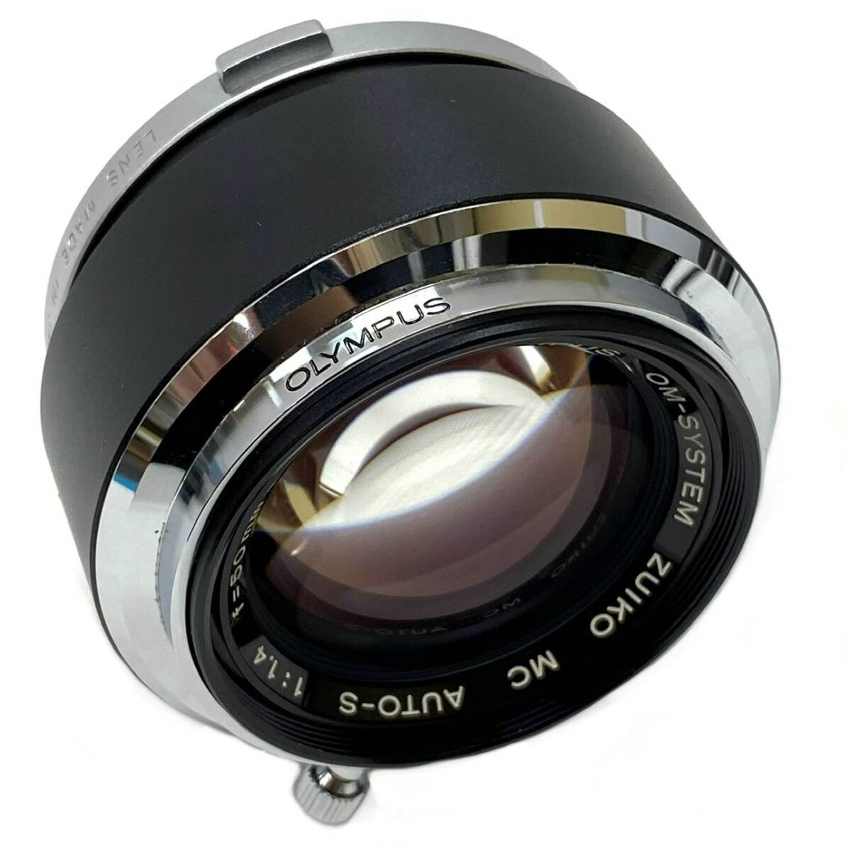 1円～ 6TN41570826 OLYMPUS オリンパス レンズ 一眼カメラ用 OM-SYSTEM ZUIKO MC AUTO-S 1:1.4 f=50mm 撮影機器 現状品