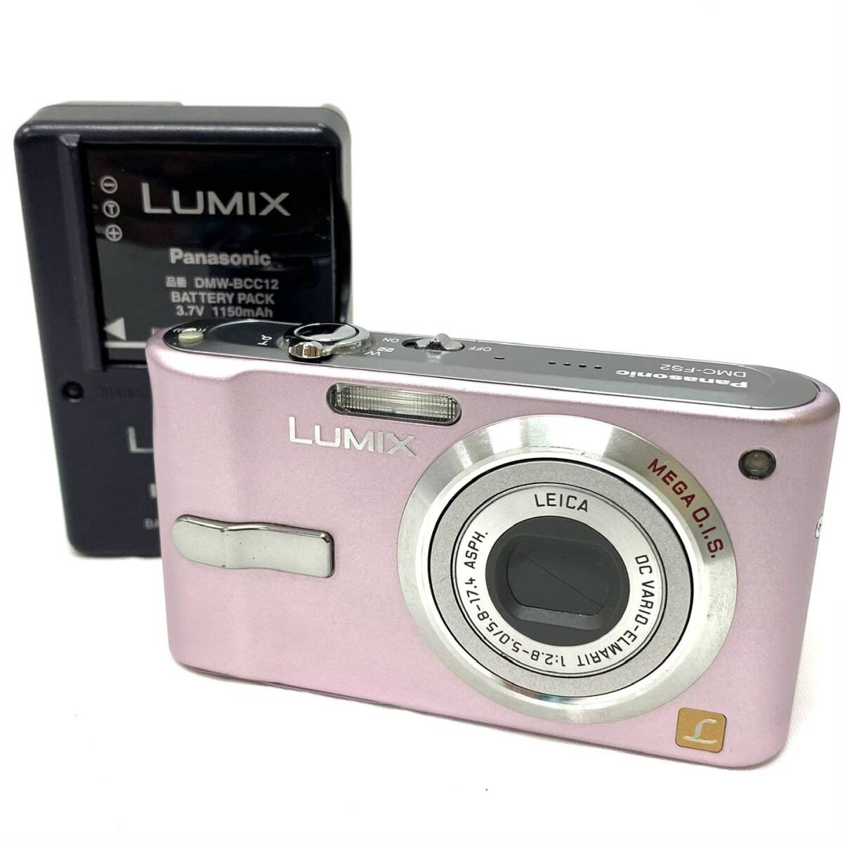 1円～ 6TN21290826 Panasonic パナソニック LUMIX ルミックス コンパクトデジタルカメラ デジカメ DMC-FS2 通電確認 撮影未確認 現状品