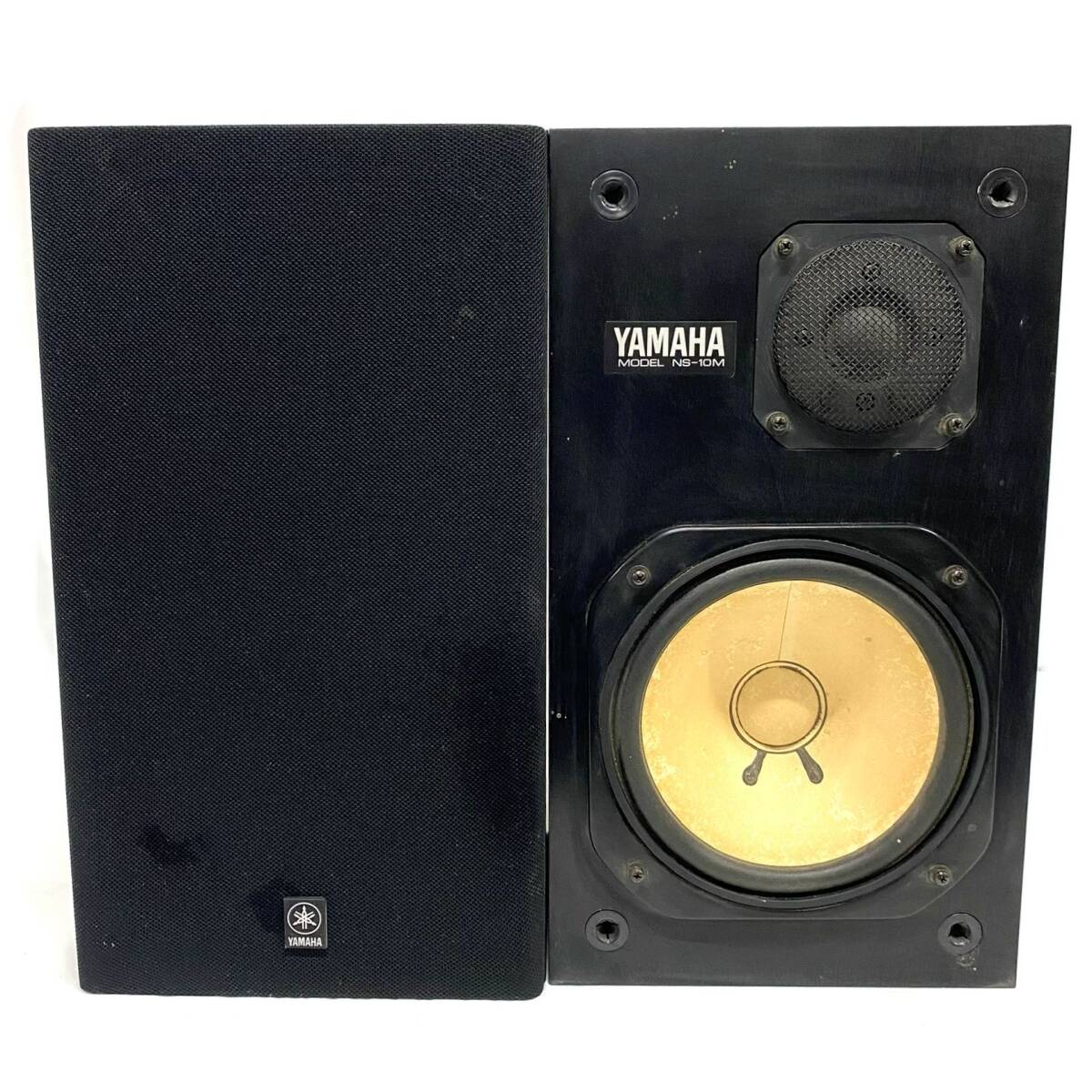 1円～ 4TN21050826 YAMAHA ヤマハ スピーカー ペア サランネット1点欠品 オーディオ機器 NS-10M 通電動作未確認 現状品