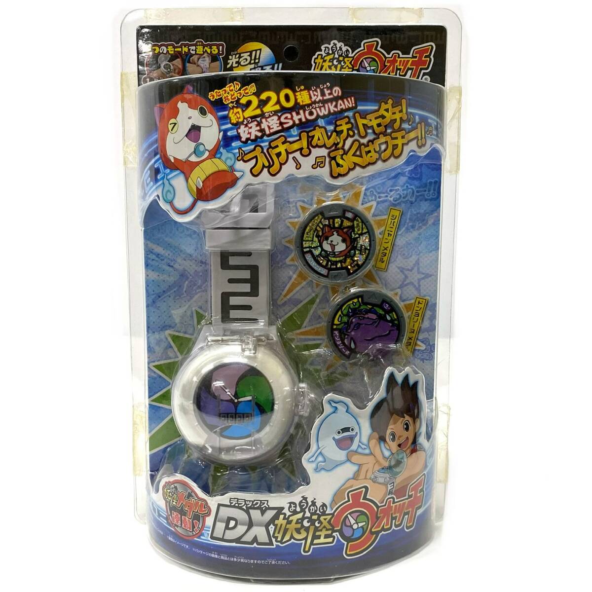 1円～ 8TN51270826 BANDAI バンダイ DX妖怪ウォッチ 初代 ジバニャン ドンヨリーヌ メダル 開封品 玩具 通電動作未確認 現状品