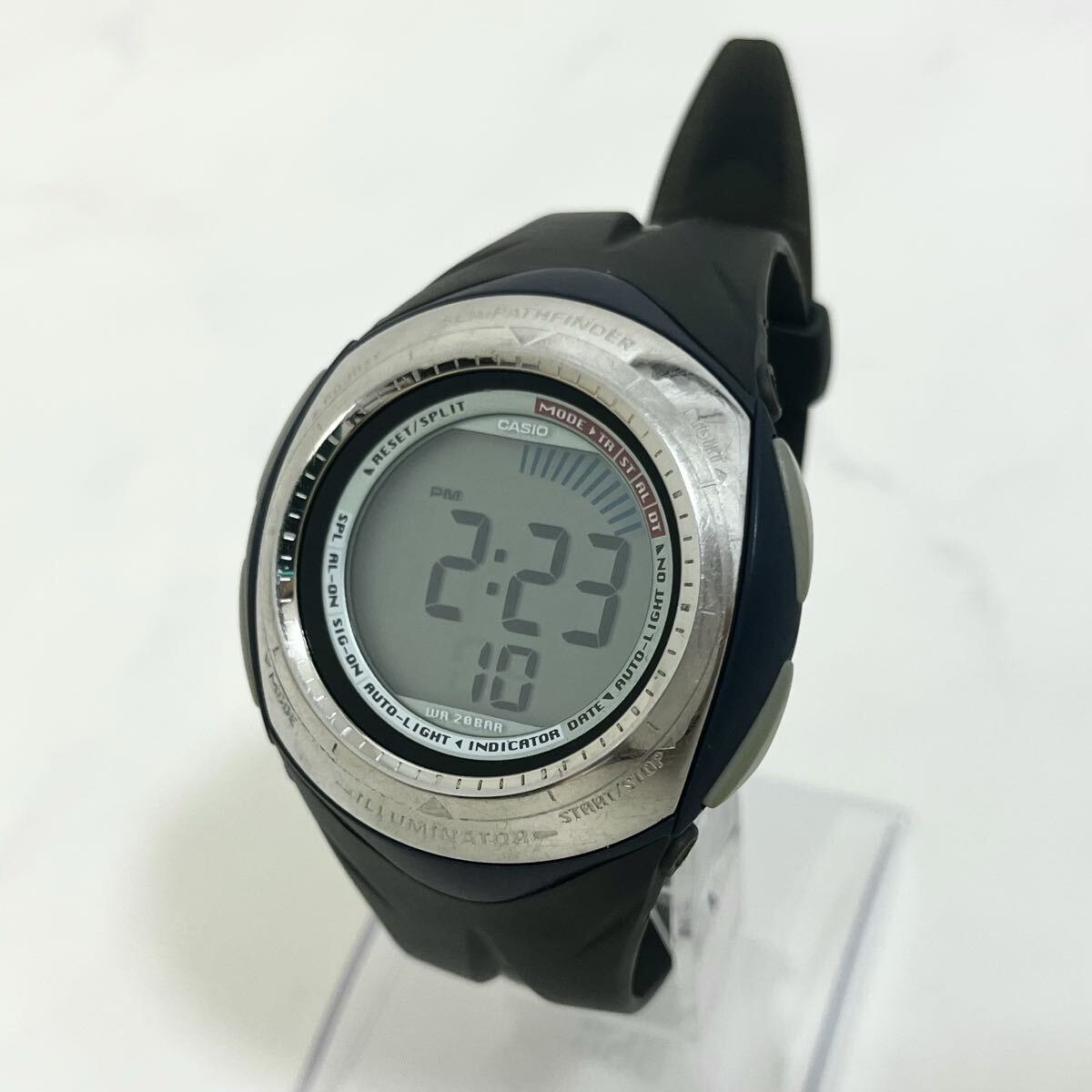 【希少な逸品】 実働 CASIO SEA-PATHFINDER SPM-30H カシオ パスファインダー デジタル クオーツ メンズ 腕時計 ウォッチ 稼動品