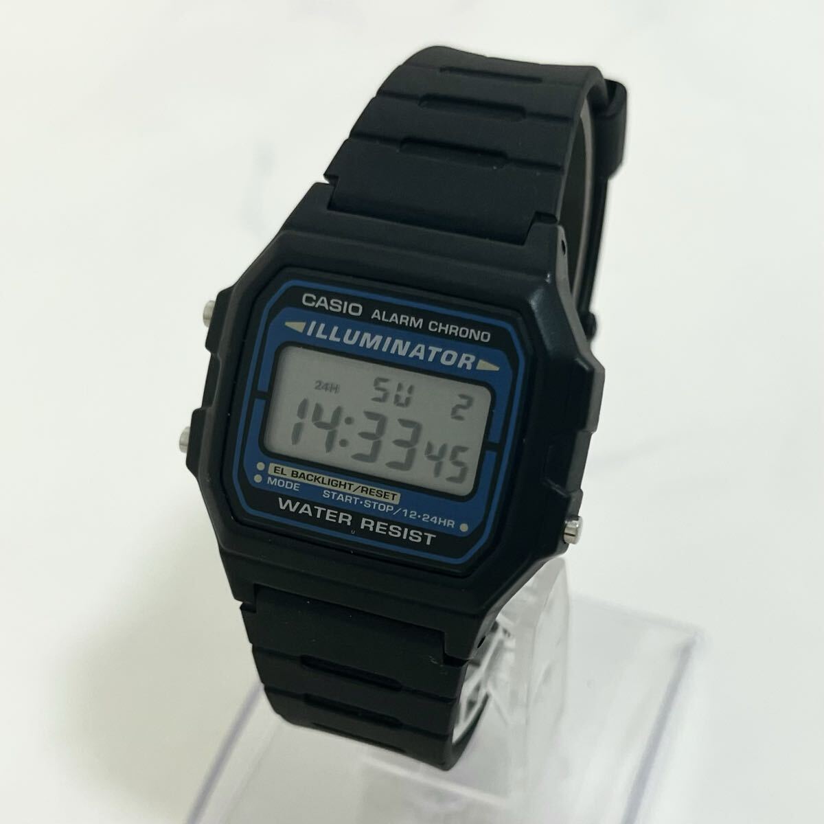 【実働】CASIO STANDARD F-105 カシオ チープカシオ チプカシ デジタル クオーツ スクエア ユニセックス 腕時計 ウォッチ ブラック 稼動品