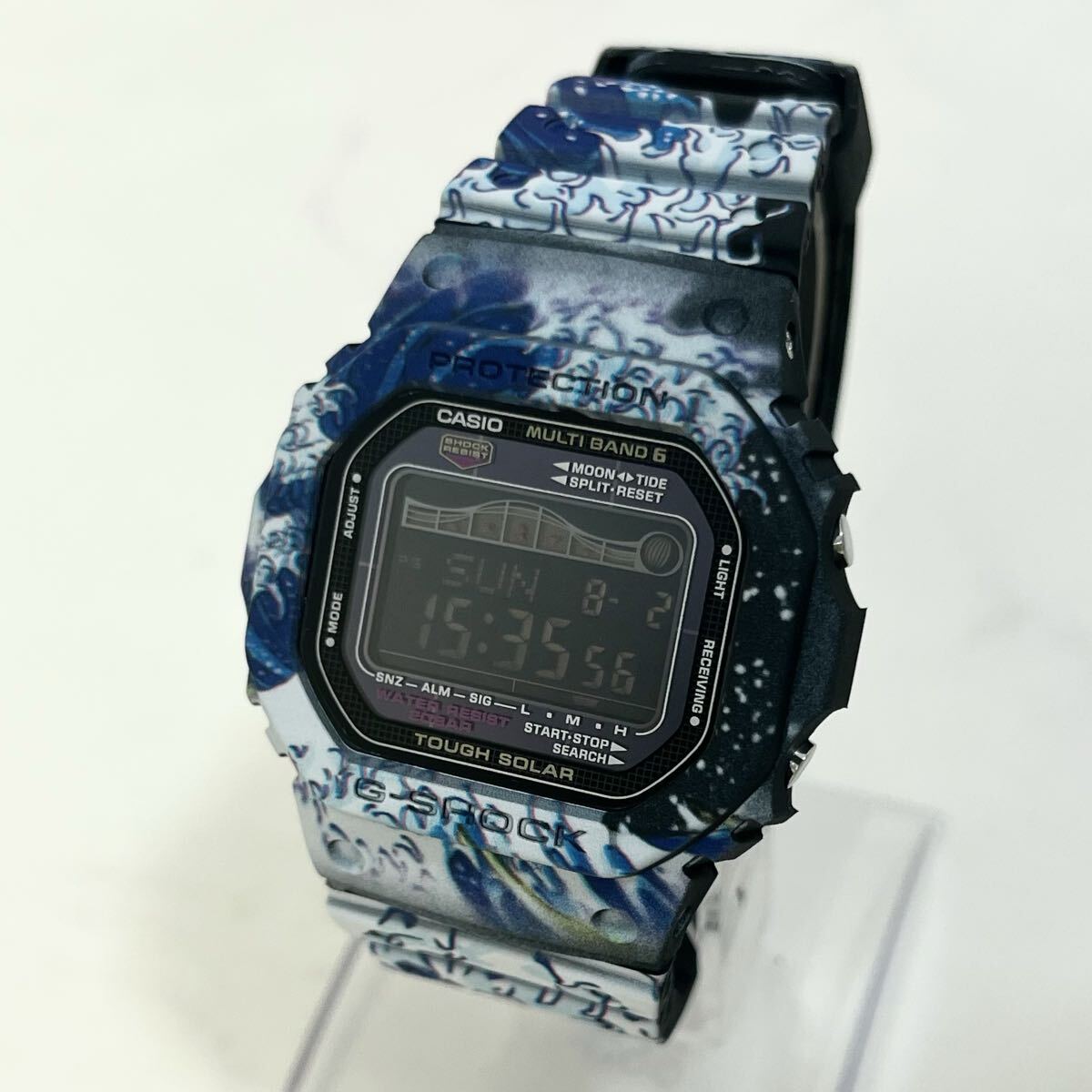 【人気モデル】 実働 CASIO G-SHOCK GWX-5600B カシオ Gショック デジタル スクエア タフソーラー 電波 メンズ 腕時計 ウォッチ 稼動品