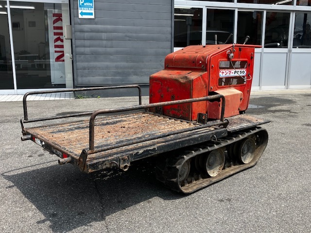 大阪0627NB2♪ YANMAR/ヤンマー 運搬機 PK50 実動 ディーゼル 5馬力 クランク式 最大積載量300kg 売切り 直接引取のみ