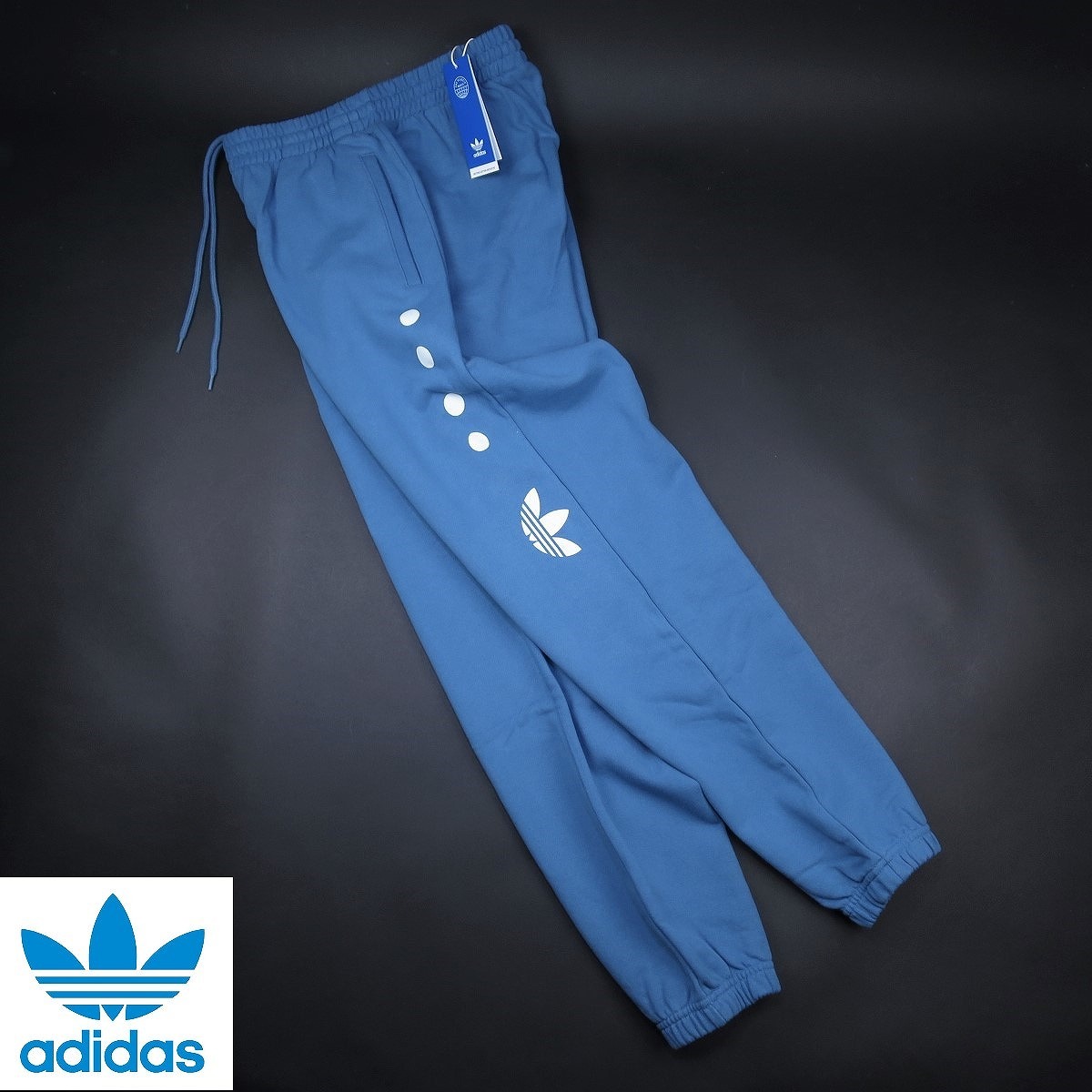 新品 ★ adidas originals アディダス オリジナルス Reclaim ロゴ スウェットパンツ660/947青/【M】
