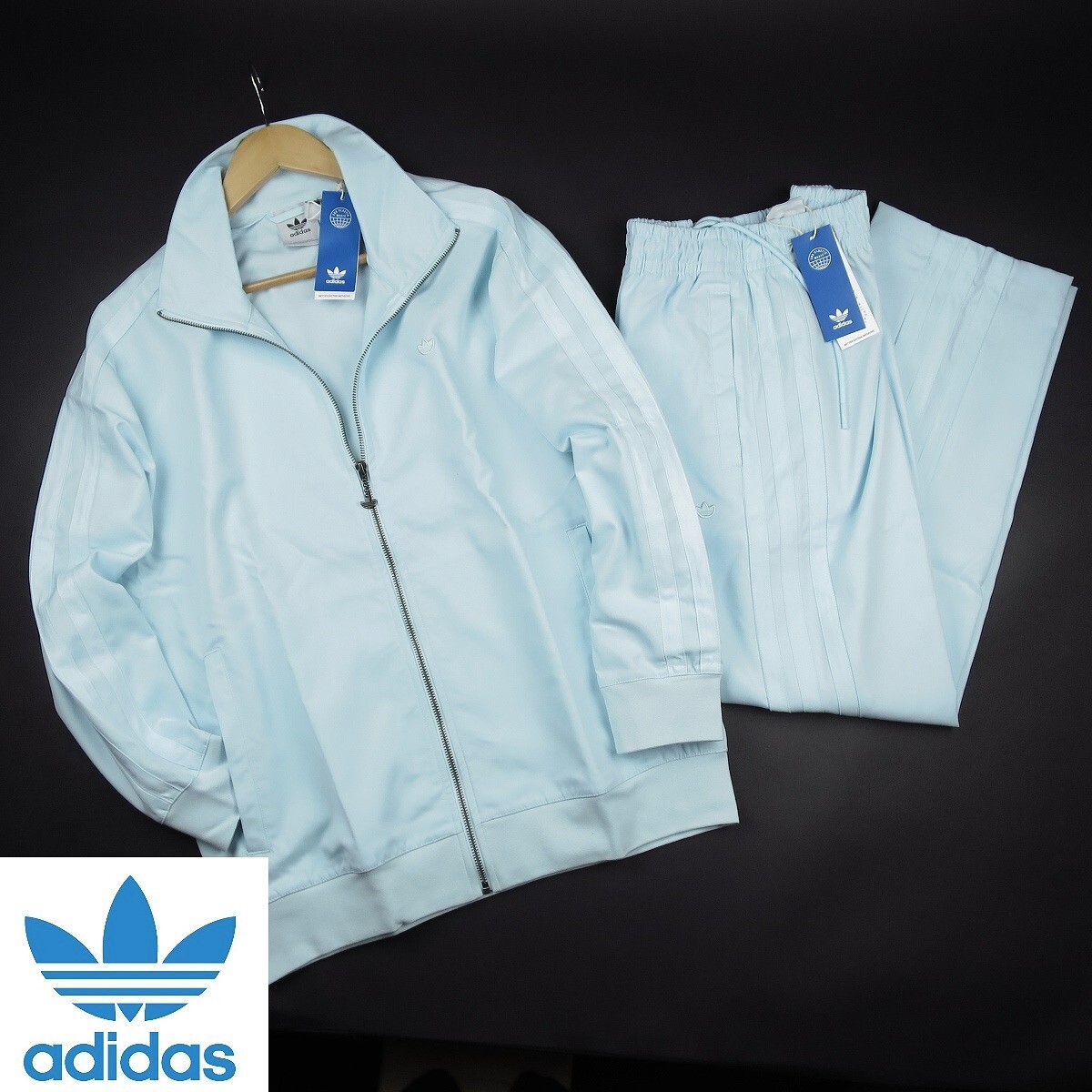 新品 ★ adidas originals アディダス オリジナルス アディカラー コンテンポ トラックジャケット パンツ セット497・916/916・917青/【M】