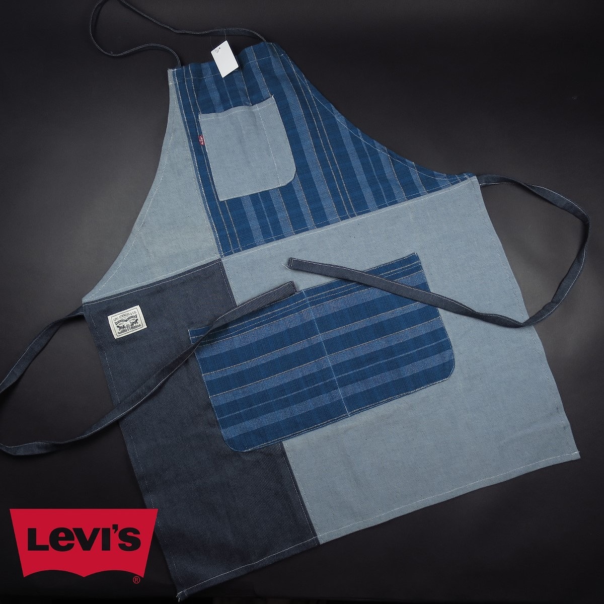 新品 ■ Levi’s リーバイス DENIM APRON デニムエプロン パッチワークデザインD751/002