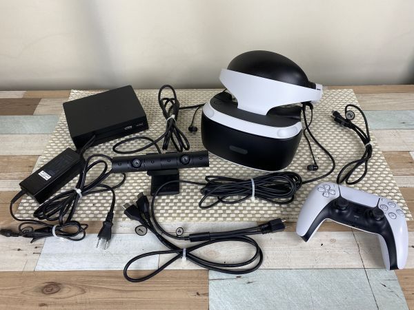 ta★SONY プレステ用 バーチャルリアリティヘッドセット PlayStation VR ソニー 付属品有り プレステーション 中古 現状品★